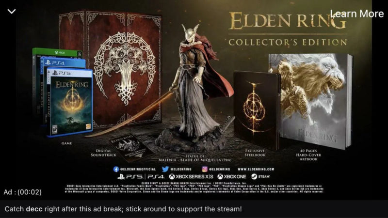 Elden Ring Collector's Edition Leaked Thanks To Twitch - Gameranx