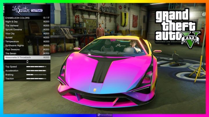 Grand Theft Auto V Bringing Rad Paint Jobs to Next-Gen - Gameranx