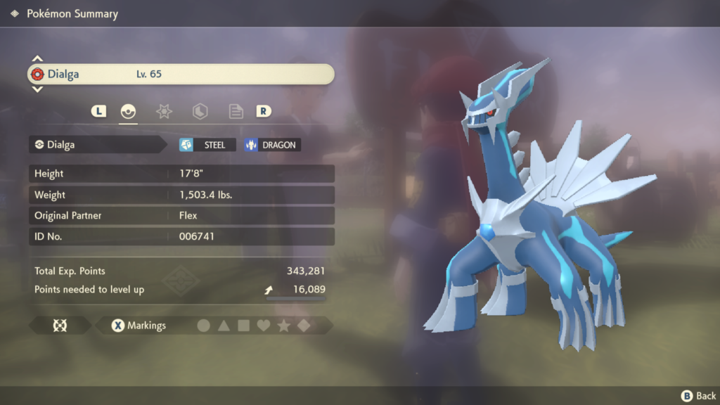 Best moveset for Palkia in Pokemon Legends: Arceus