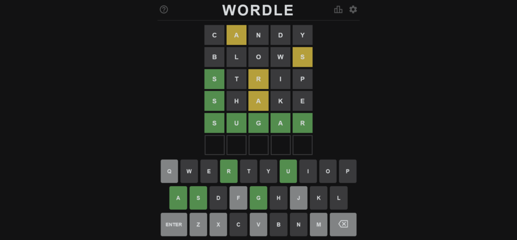 Word Games - Vertical Wordle