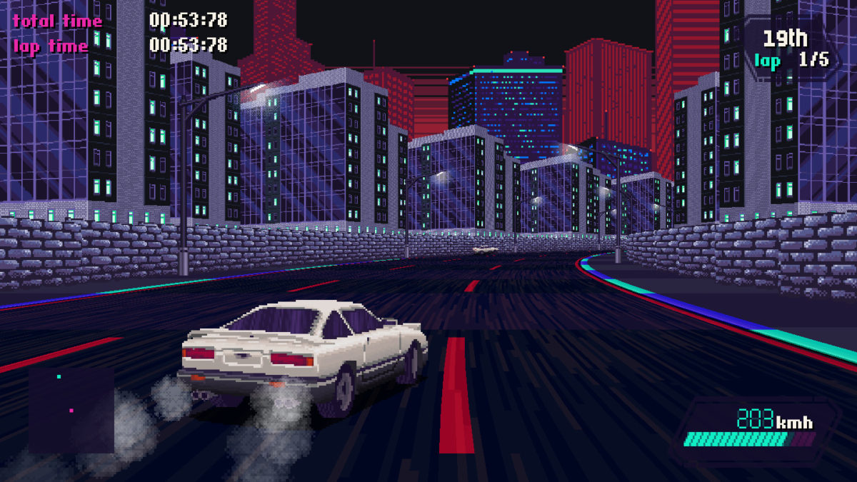 Corredor De Inspiración Retro Slipstream Acelera En Switch, PS4 Y Xbox One