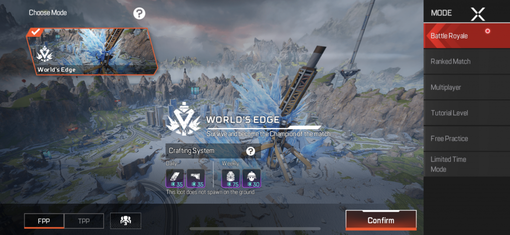 Here is every game mode available in Apex Legends Mobile