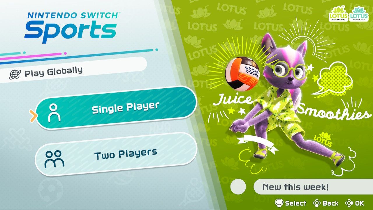 nintendo switch sports animals