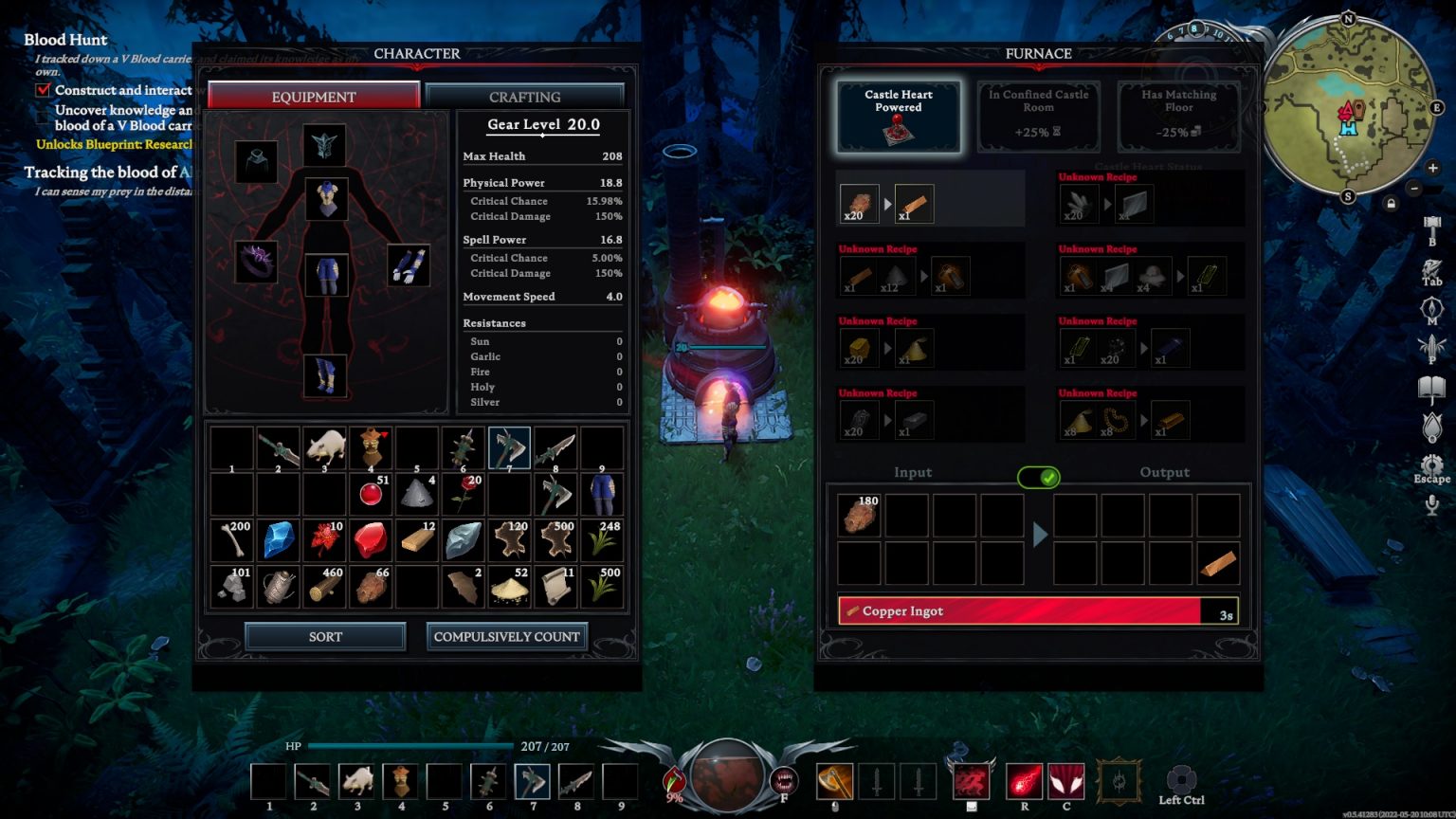 V Rising How to get Copper Ore and Copper Ingots Gameranx