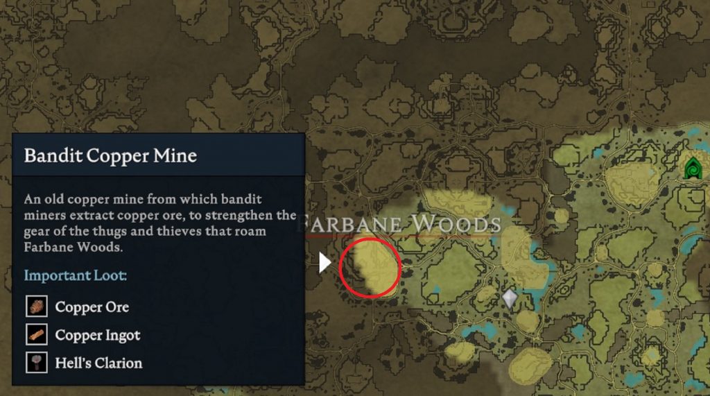 V Rising Copper Mine how to get copper ore