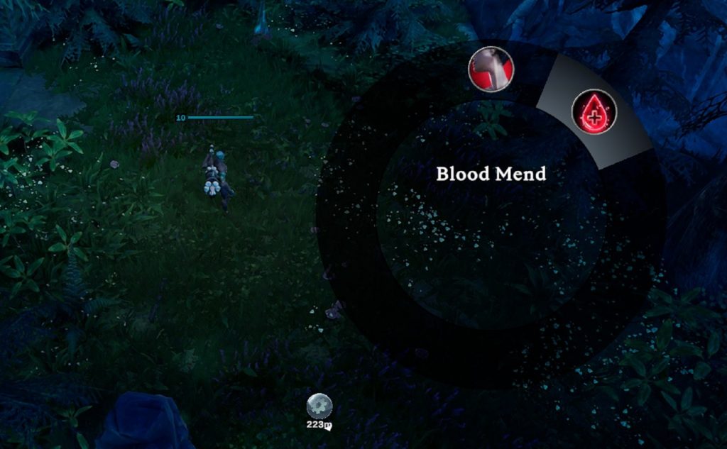 How to heal in V Rising Blood Mend