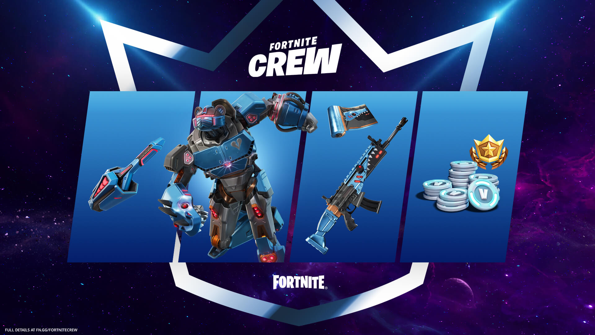 Mecha Strike Commander Joins Fortnite This June, New Fortnite Crew