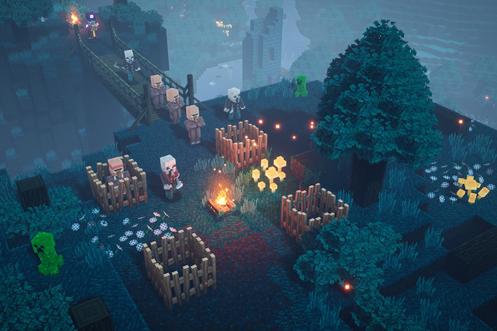 Minecraft Dungeons' cross-platform multiplayer support arrives next