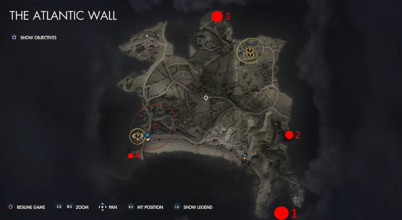 Sniper Elite 5: All Mission 1 Starting Locations - Gameranx