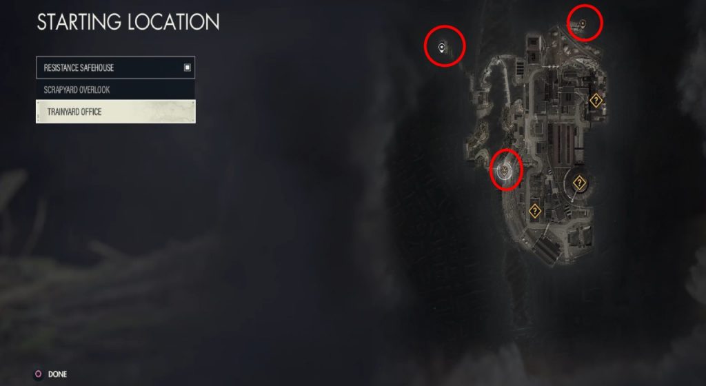 Sniper Elite 5 Mission 4 Starting Locations