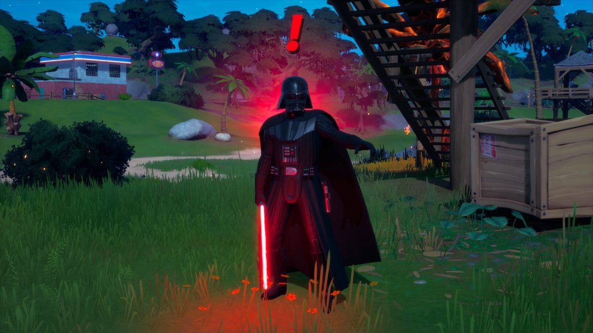 Fortnite How to Defeat Darth Vader and get the Mythic Lightsaber