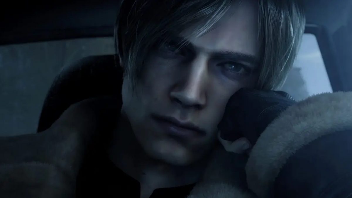 Leon's face in Resident Evil 4 remake