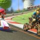 Mario and Link drive side by side in Mario kart 8 deluxe
