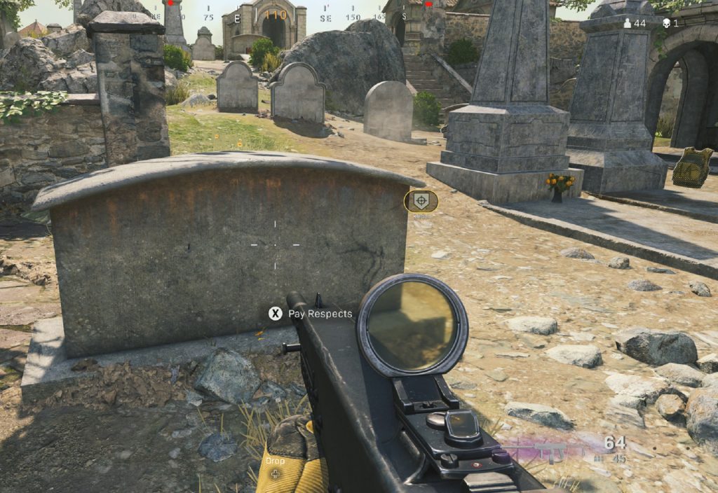 Warzone Fortune's Keep Zombies Easter Egg Gravestone