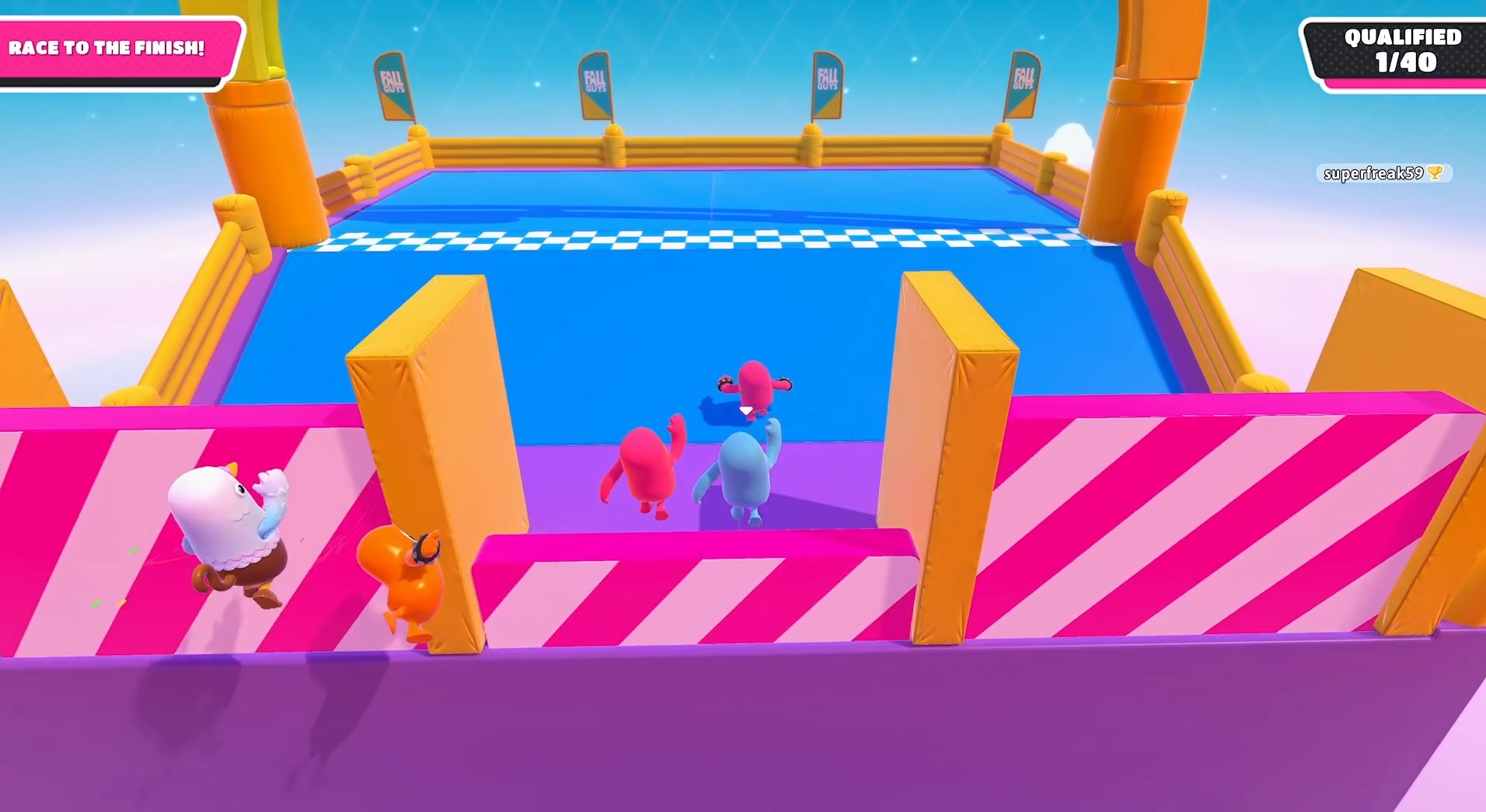 Fall Guys How to Easily Win Gate Crash Gameranx