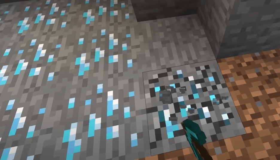 Minecraft update makes it easier to find diamonds