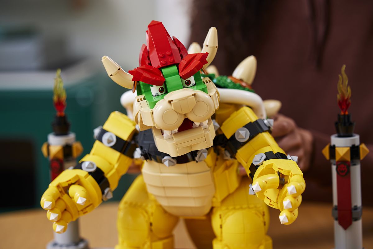 LEGO Confirms Mighty Bowser Set That Can Shoot Fireballs Gameranx