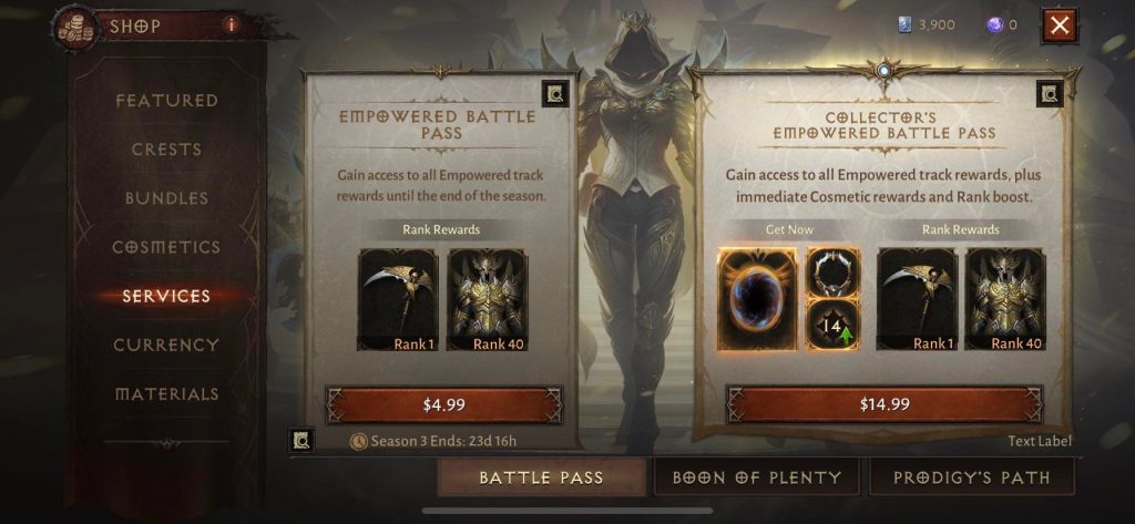 Diablo Immortal Gold, Boost & Items for iOS, Android & PC