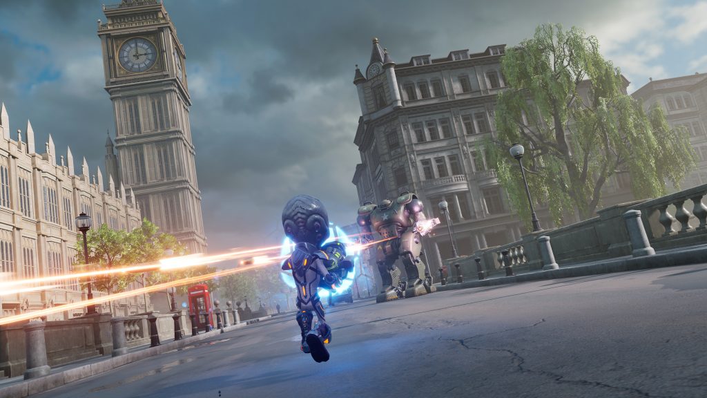 Destroy all humans 2 alien fighting in London