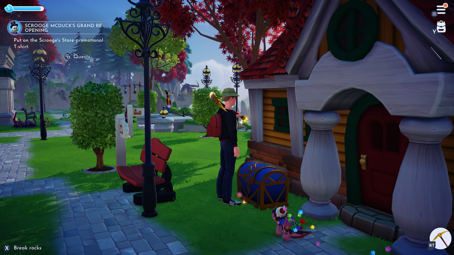 Disney Dreamlight Valley How To Get Free Daily Reward Chests Blue