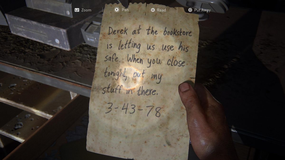 The Last of Us Part 1 All Safe Codes Gameranx