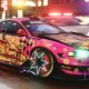 A car with an anime decal in need for speed unbound