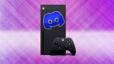 Xbox Series X console with Discord sticker