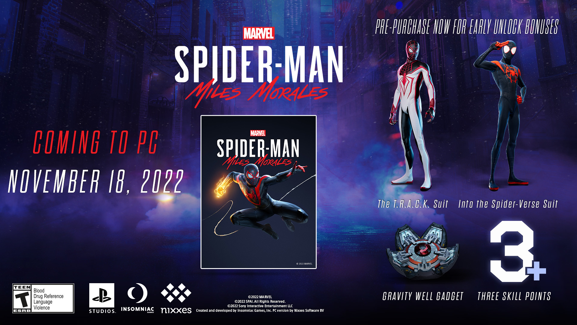 Marvel's Spider-Man: Miles Morales Pre-Order Bonuses Revealed! - Gameranx