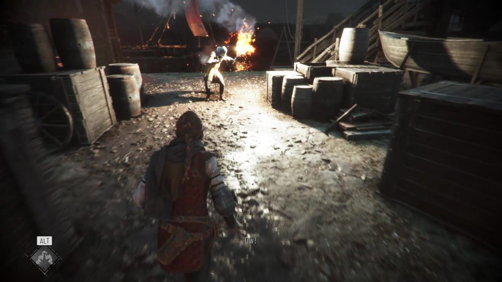 How to not kill the guard on the docks in A Plague Tale Requiem