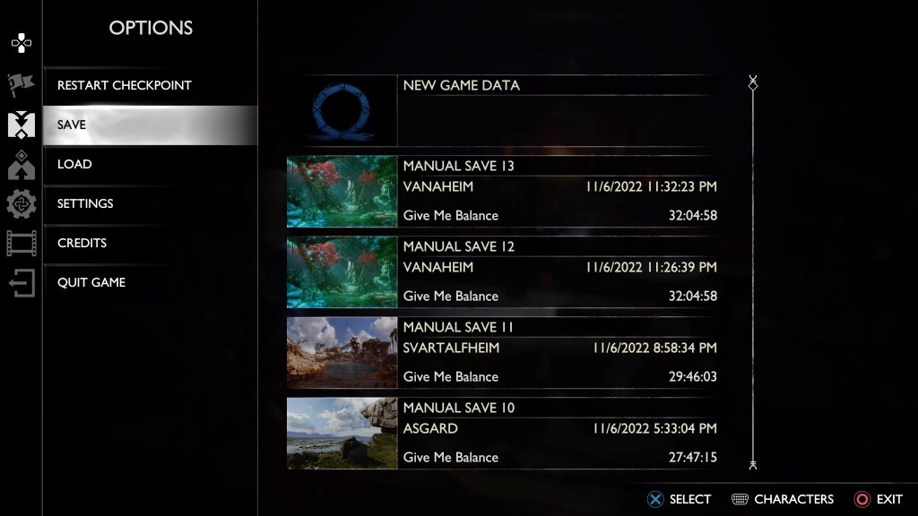 God of War: How to Create Multiple Game Saves