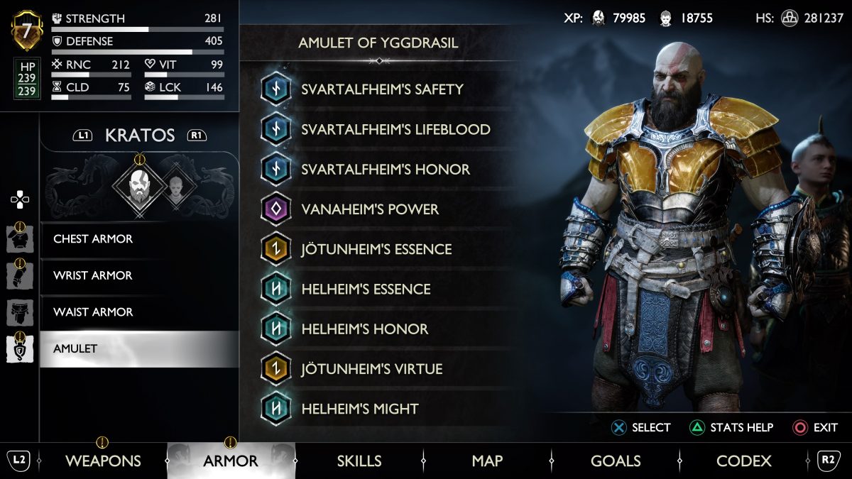 God of War Ragnarok How to Use Enchantments Amulet Guide Gameranx