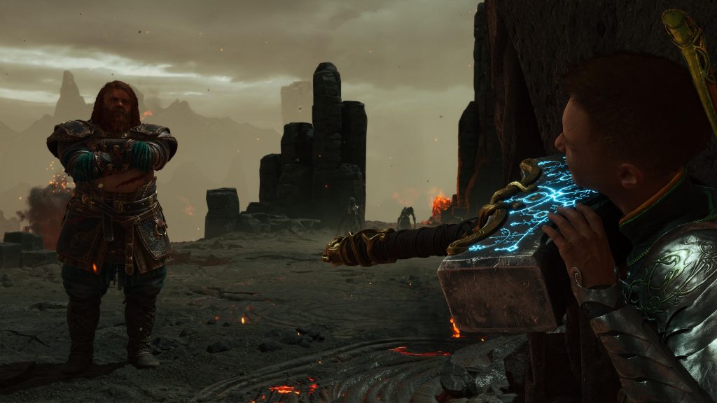 God of War 5 Ragnarok - Atreus meets Odin & Heimdall in Asgard (God of War  2022) PS5 