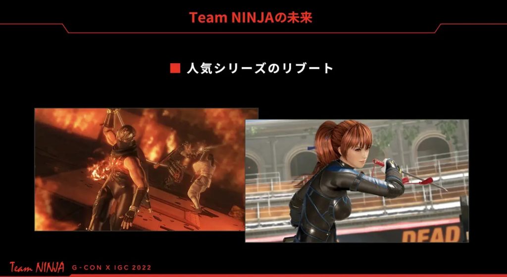 team ninja clarifies talk on dead or alive and ninja gaiden reboots