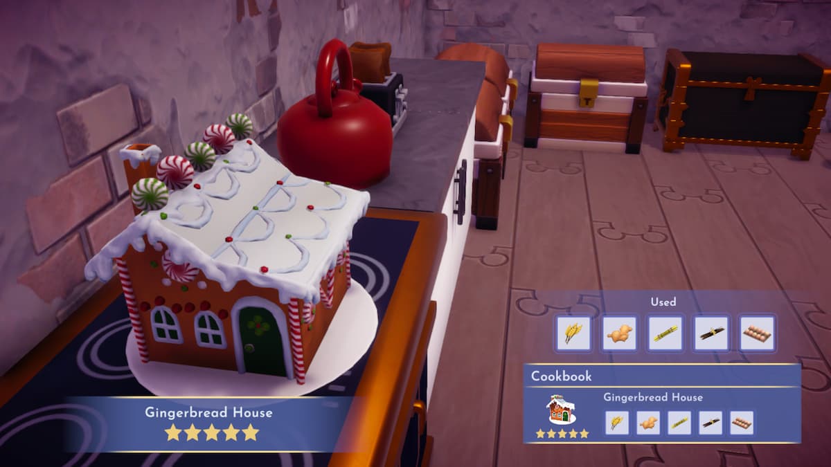 Disney Dreamlight Valley How To Make A Gingerbread House Gameranx