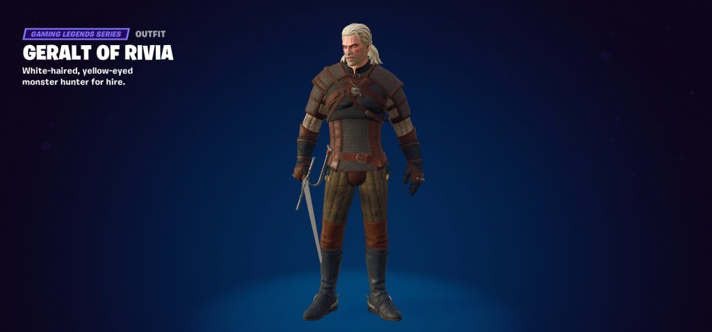Fortnite cómo obtener la piel de Geralt de Rivia