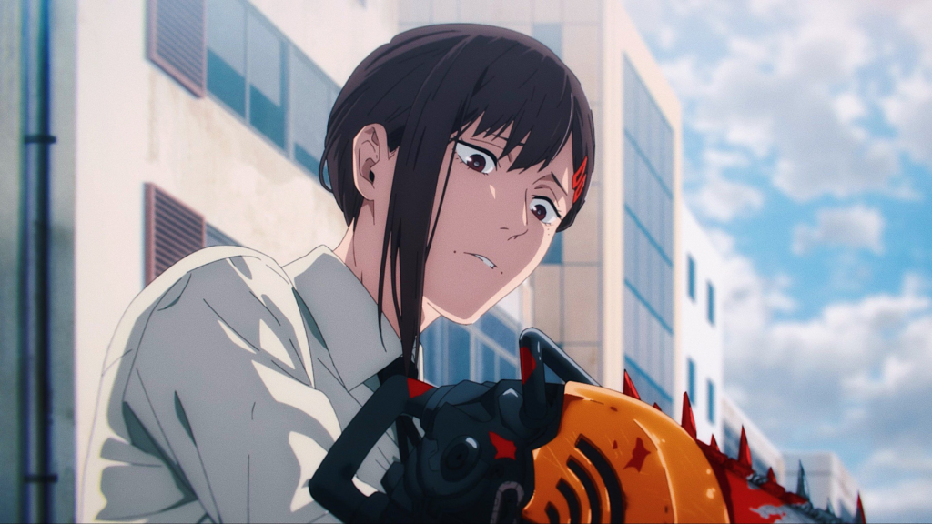 In the opening song of Chainsaw Man (2022) the character Kobeni is