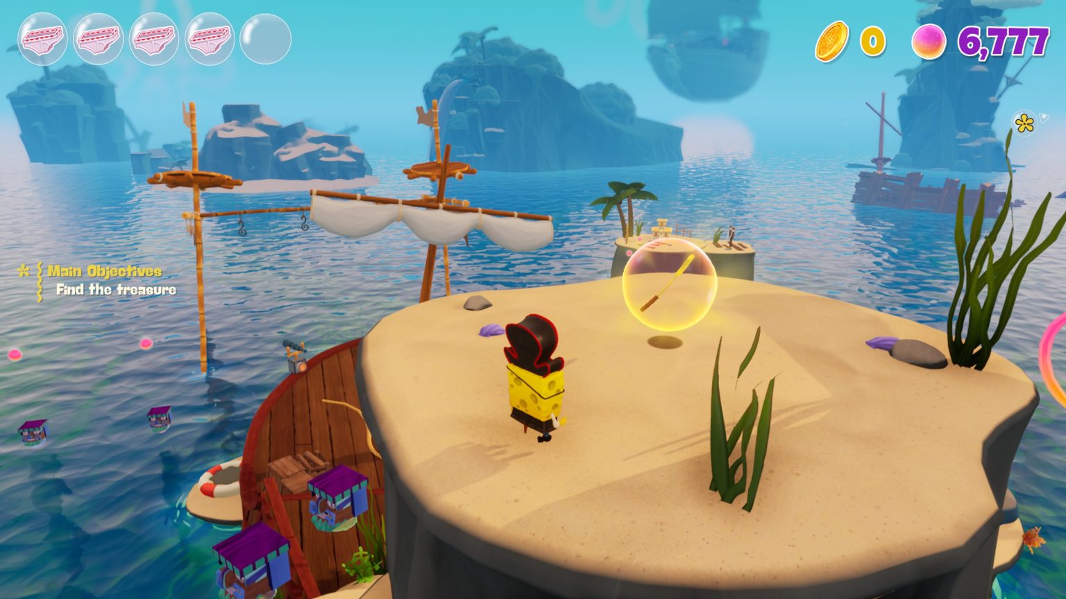 SpongeBob SquarePants The Cosmic Shake Where To Find Gold Underwear