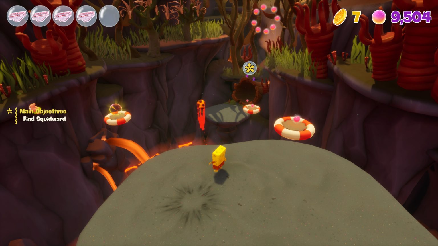 SpongeBob SquarePants The Cosmic Shake Where To Find Gold Underwear