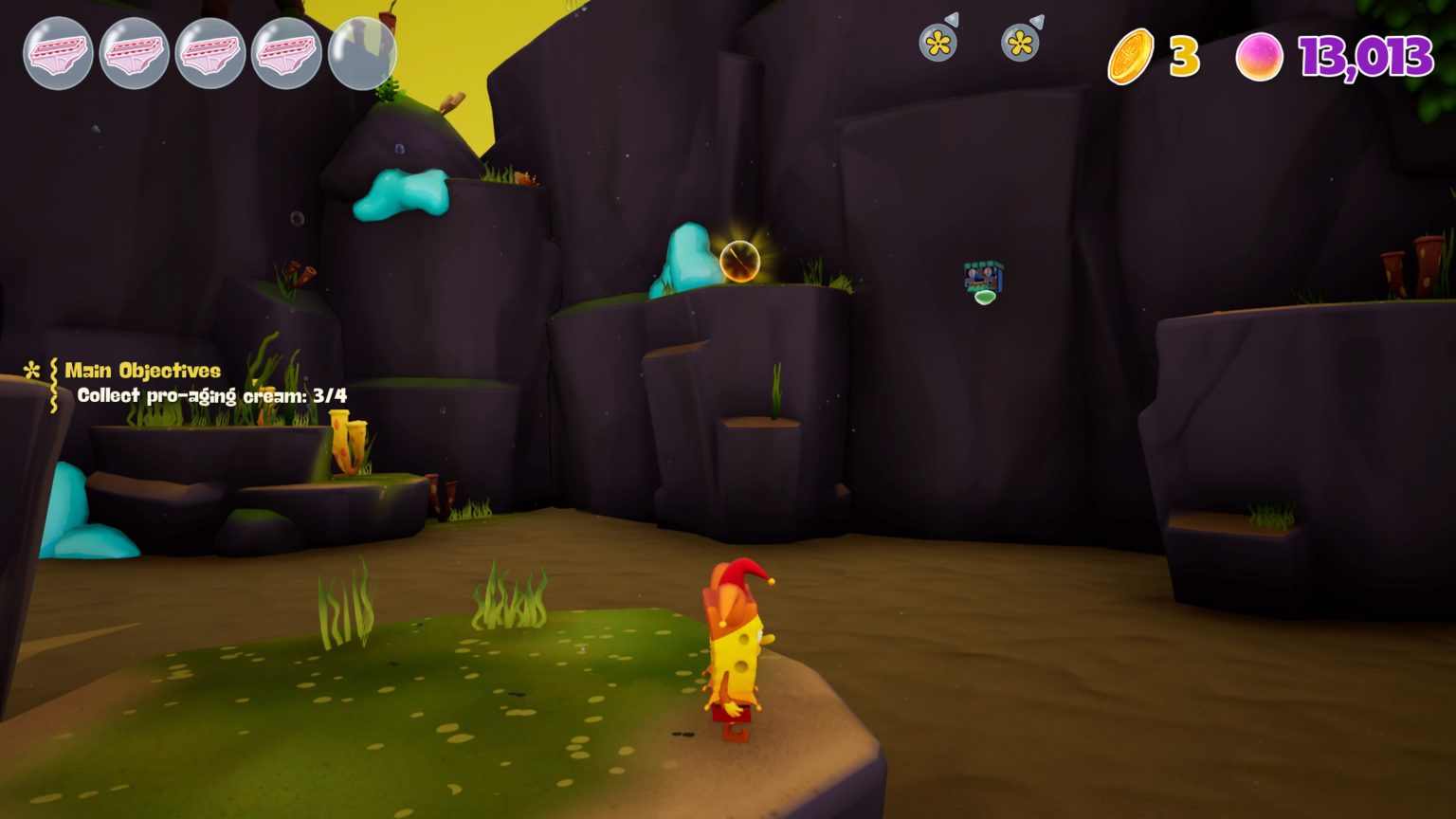 SpongeBob SquarePants The Cosmic Shake Where To Find Gold Underwear