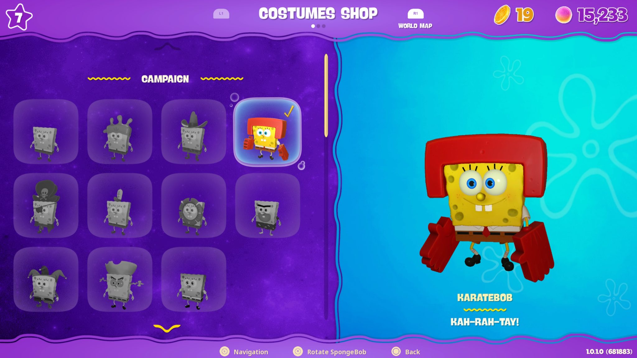 SpongeBob SquarePants: The Cosmic Shake - Check Out Every Unlockable ...