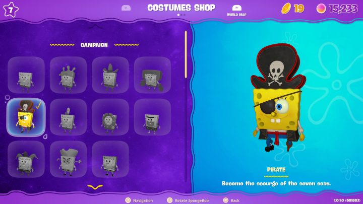 SpongeBob SquarePants: The Cosmic Shake - Check Out Every Unlockable ...