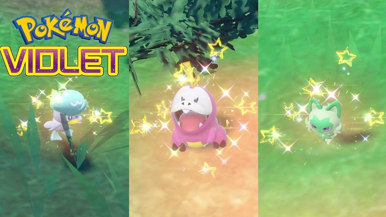 Pokémon Scarlet & Violet: How To Get Shinies Of Starter Pokémon - Gameranx
