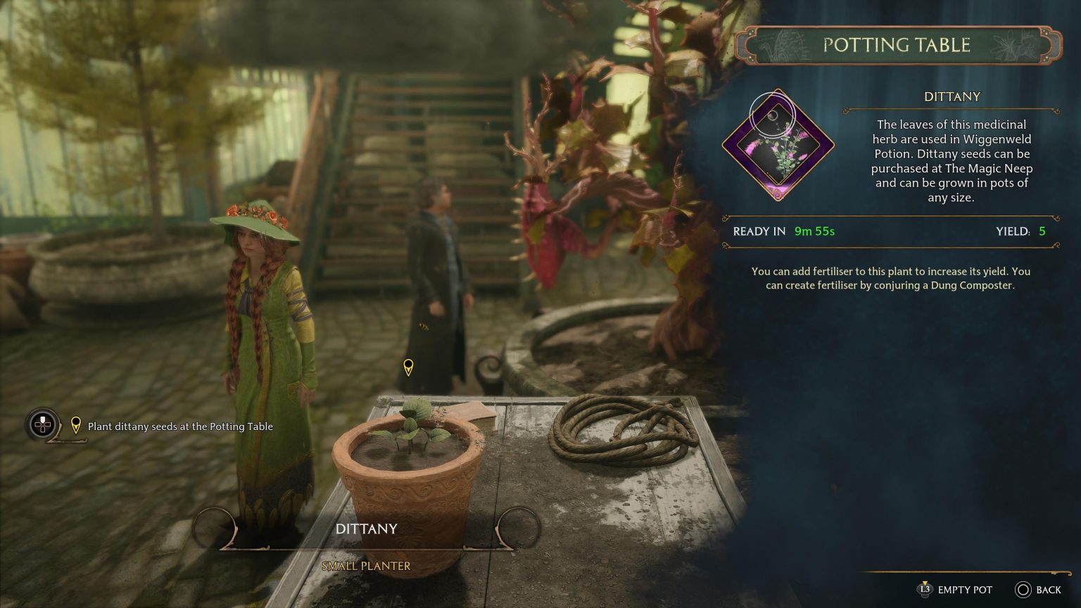 Hogwarts Legacy How To Complete 'Herbology Class' Walkthrough Gameranx