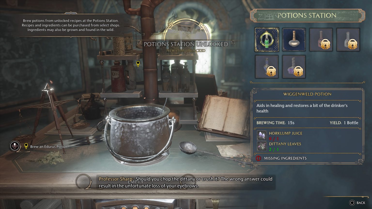 Hogwarts Legacy: How To Craft Healing Potions | Ingredients Guide ...