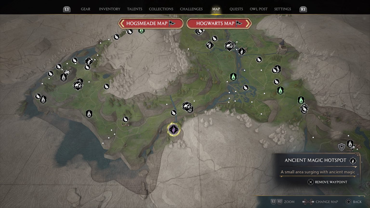 Hogwarts Legacy How To Upgrade Ancient Magic Meter Hotspot Locations