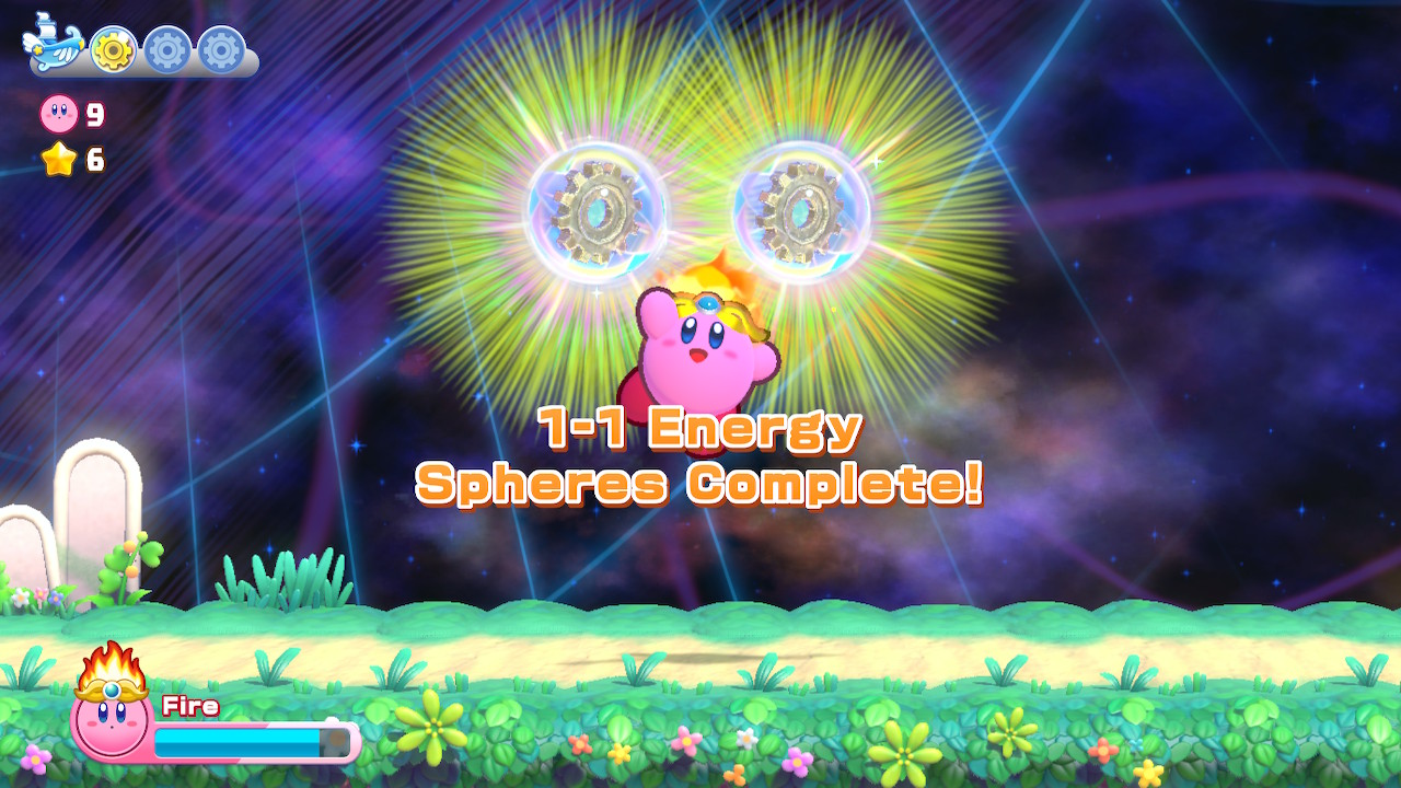 Kirby's Return to Dreamland Deluxe: 1-1 Energy Sphere Locations - Gameranx