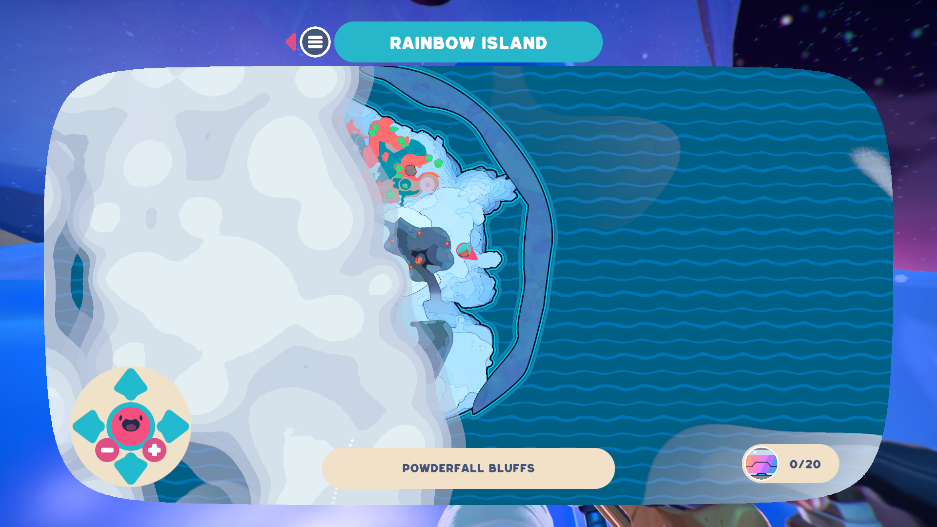 Slime Rancher How To Find All Powderfall Bluffs Maps Map Data