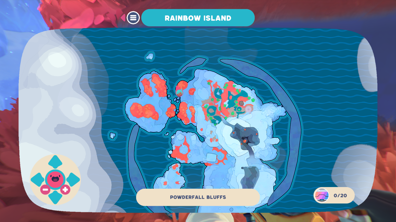 Slime Rancher 2: How To Find All Powderfall Bluffs Maps | Map Data ...