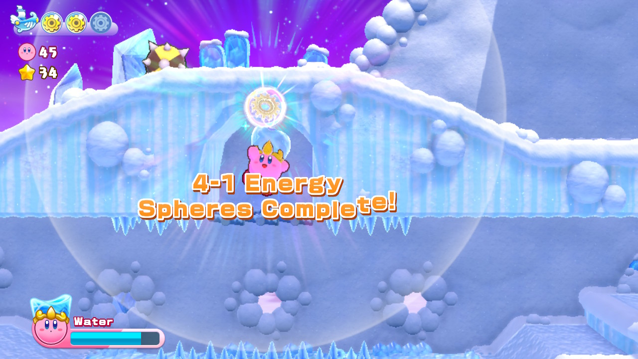 Kirby's Return to Dreamland Deluxe: 4-1 Energy Sphere Locations - Gameranx