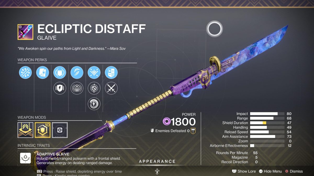 How To Obtain The Ecliptic Distaff In Destiny 2 Lightfall Gameranx